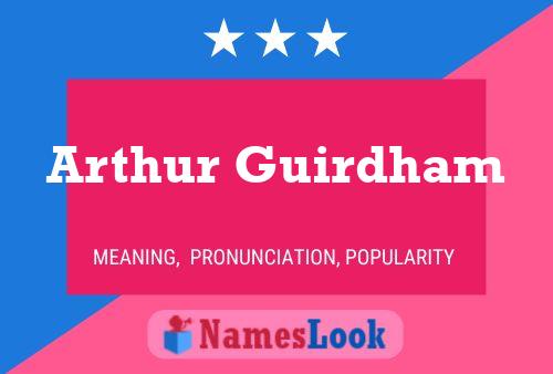 ملصق اسم Arthur Guirdham