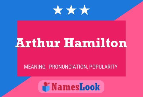 ملصق اسم Arthur Hamilton