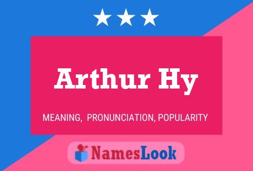 ملصق اسم Arthur Hy