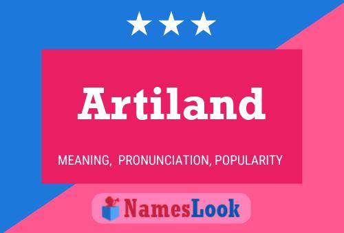 ملصق اسم Artiland