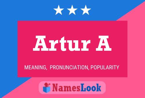 ملصق اسم Artur A