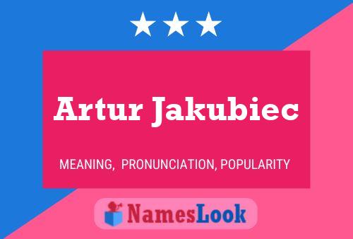 ملصق اسم Artur Jakubiec