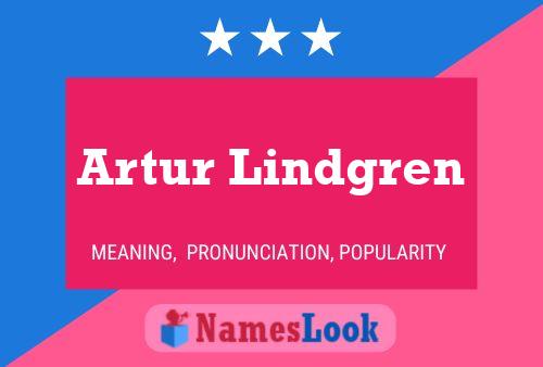 ملصق اسم Artur Lindgren