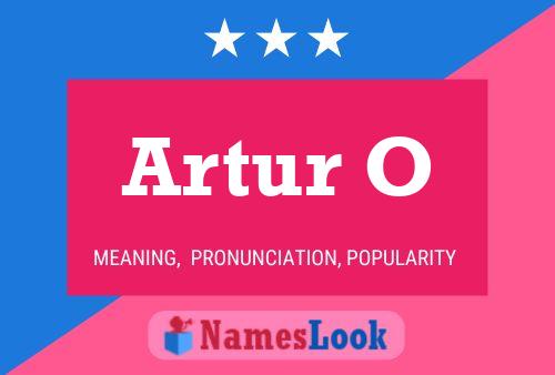 ملصق اسم Artur O