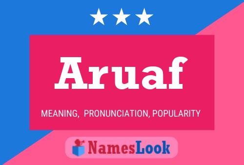 ملصق اسم Aruaf