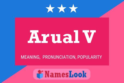 ملصق اسم Arual V