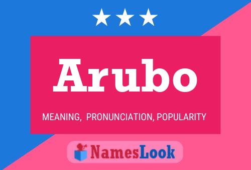 ملصق اسم Arubo