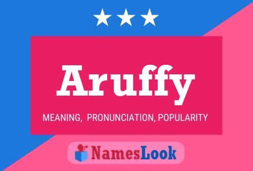 ملصق اسم Aruffy