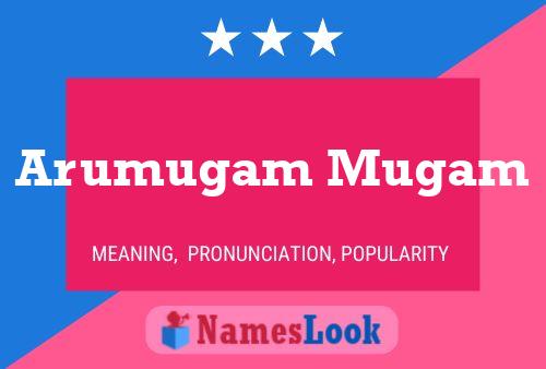 ملصق اسم Arumugam Mugam