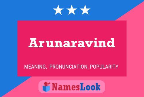 ملصق اسم Arunaravind