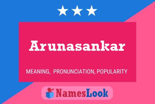 ملصق اسم Arunasankar