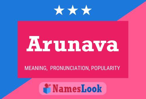 ملصق اسم Arunava