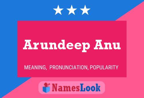 ملصق اسم Arundeep Anu