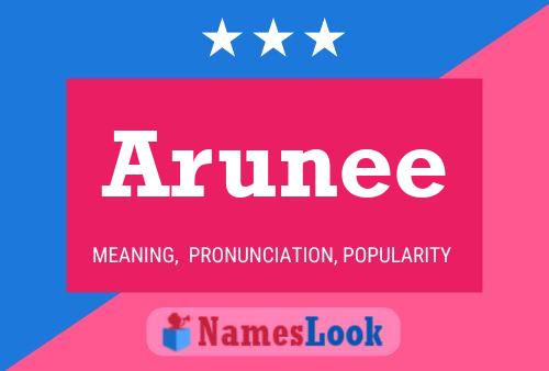 ملصق اسم Arunee