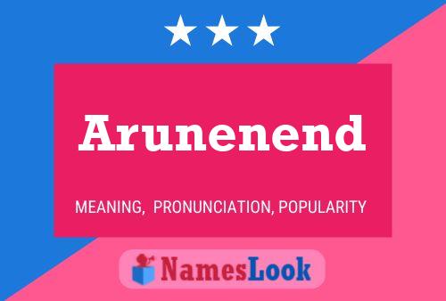 ملصق اسم Arunenend