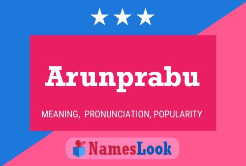 ملصق اسم Arunprabu