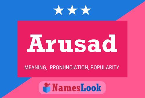 ملصق اسم Arusad