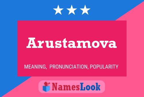 ملصق اسم Arustamova