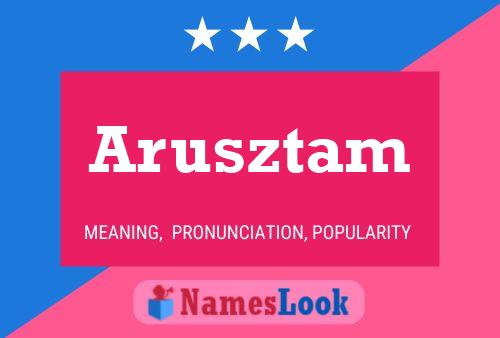 ملصق اسم Arusztam