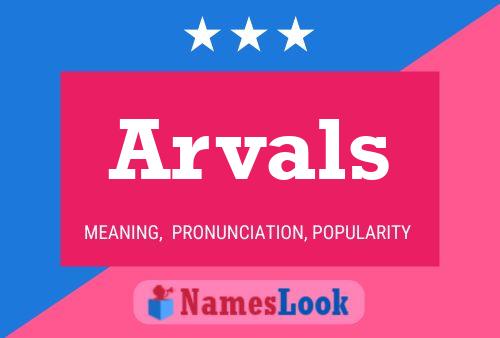 ملصق اسم Arvals