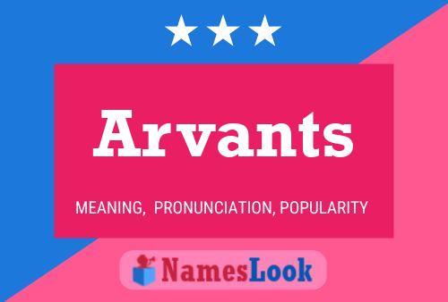 ملصق اسم Arvants