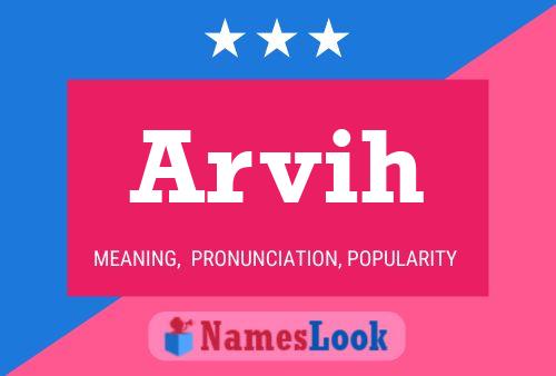 ملصق اسم Arvih