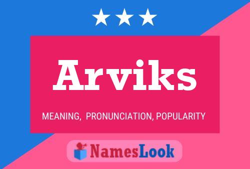 ملصق اسم Arviks