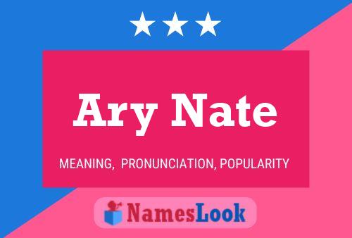 ملصق اسم Ary Nate