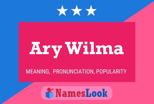 ملصق اسم Ary Wilma