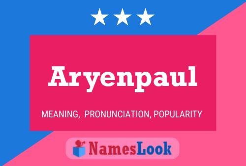 ملصق اسم Aryenpaul