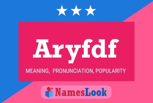 ملصق اسم Aryfdf