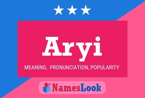 ملصق اسم Aryi