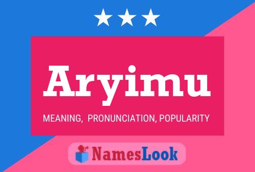 ملصق اسم Aryimu