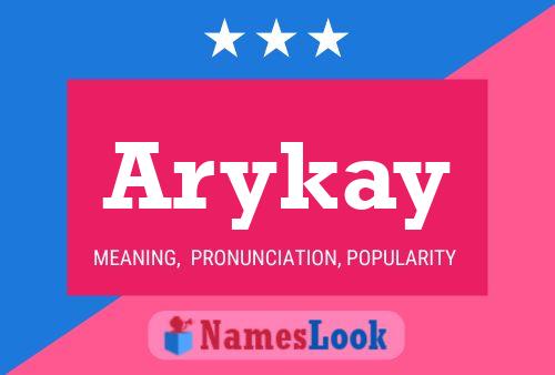 ملصق اسم Arykay