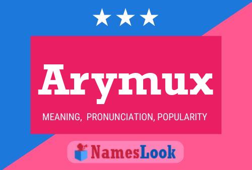 ملصق اسم Arymux