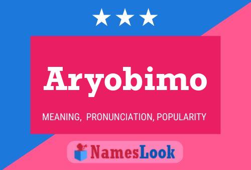 ملصق اسم Aryobimo