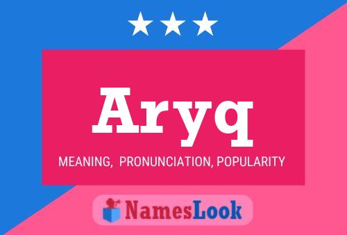 ملصق اسم Aryq