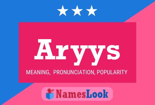 ملصق اسم Aryys