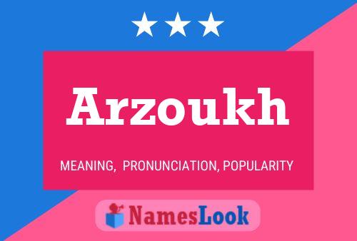 ملصق اسم Arzoukh