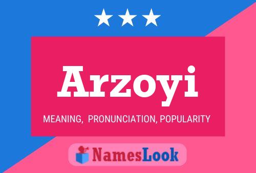 ملصق اسم Arzoyi