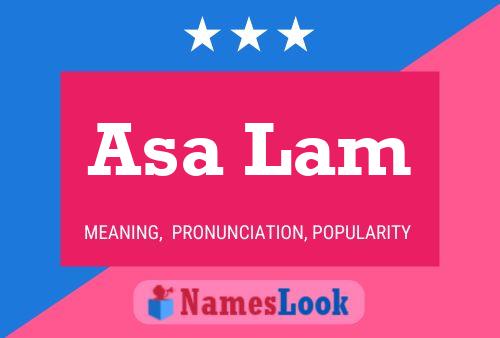 ملصق اسم Asa Lam