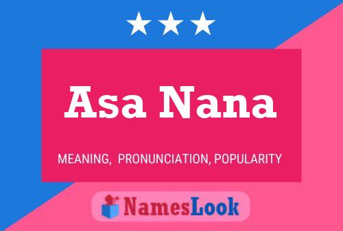 ملصق اسم Asa Nana