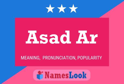 ملصق اسم Asad Ar