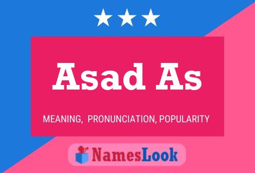 ملصق اسم Asad As