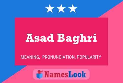 ملصق اسم Asad Baghri