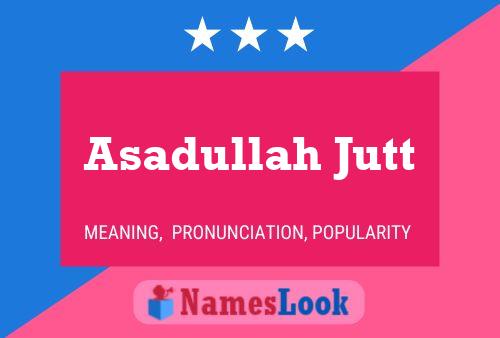 ملصق اسم Asadullah Jutt