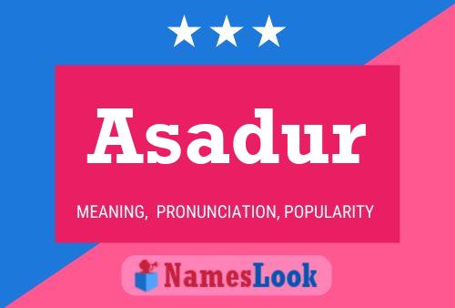 ملصق اسم Asadur