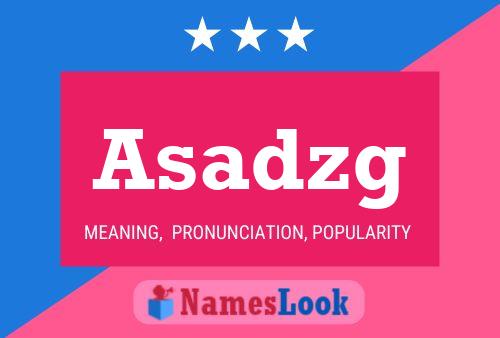 ملصق اسم Asadzg