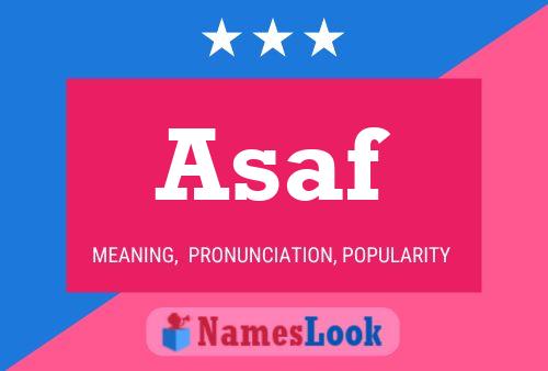 ملصق اسم Asaf