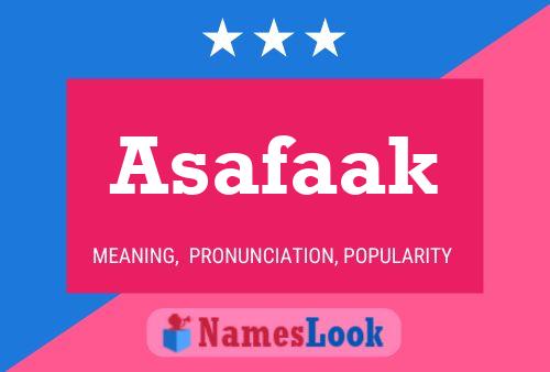 ملصق اسم Asafaak